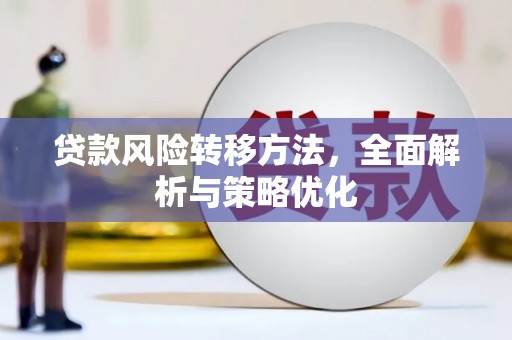 马公贷款风险转移方法，全面解析与策略优化