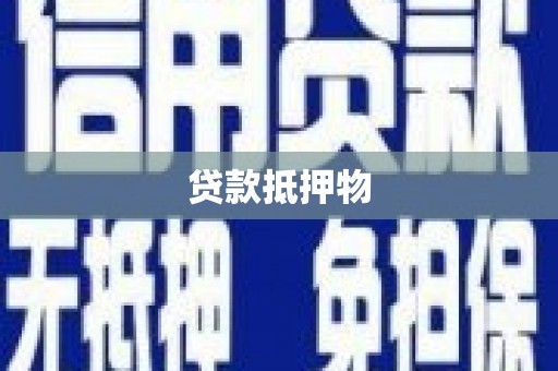 马公贷款抵押物