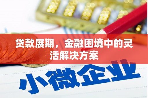 马公贷款展期，金融困境中的灵活解决方案