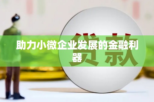 马公助力小微企业发展的金融利器