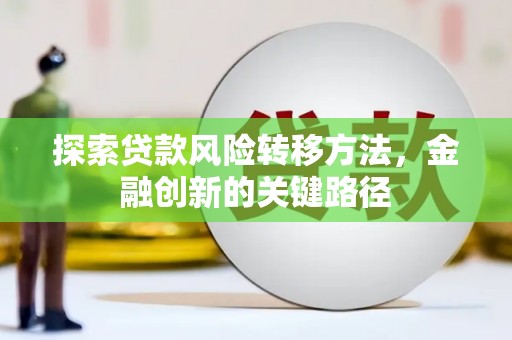 马公探索贷款风险转移方法，金融创新的关键路径