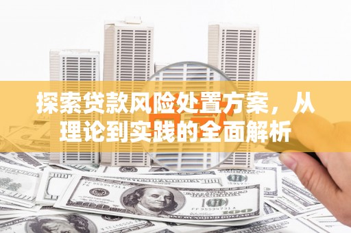 马公探索贷款风险处置方案，从理论到实践的全面解析