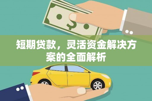 马公短期贷款，灵活资金解决方案的全面解析